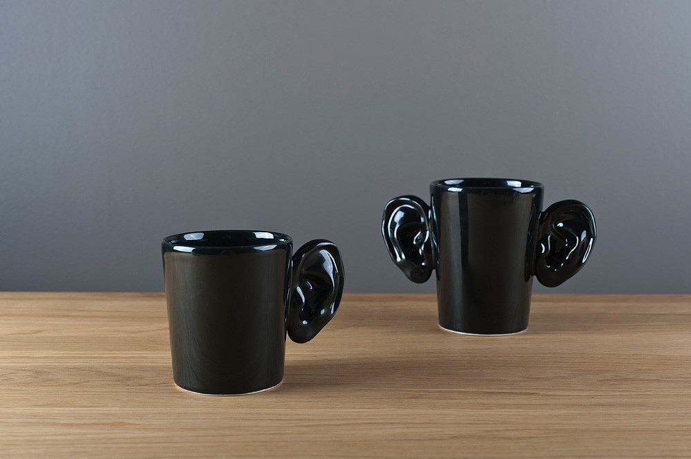 Porcelain，black and white，Ears，manual，