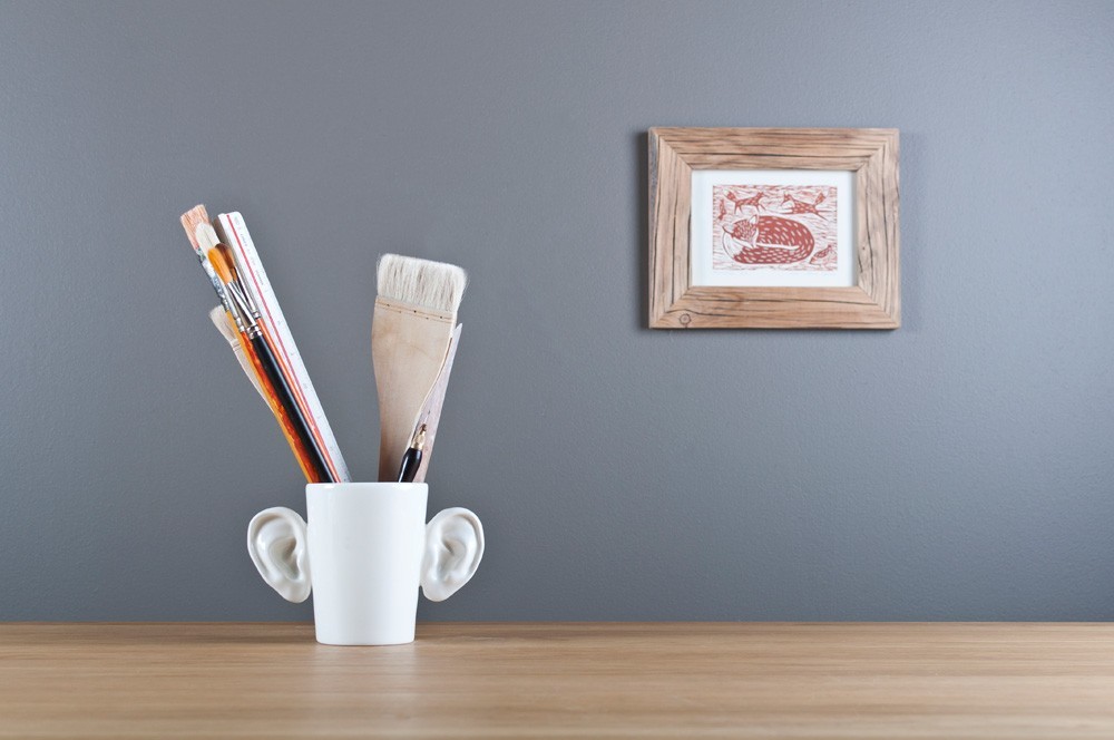 Porcelain，black and white，Ears，manual，