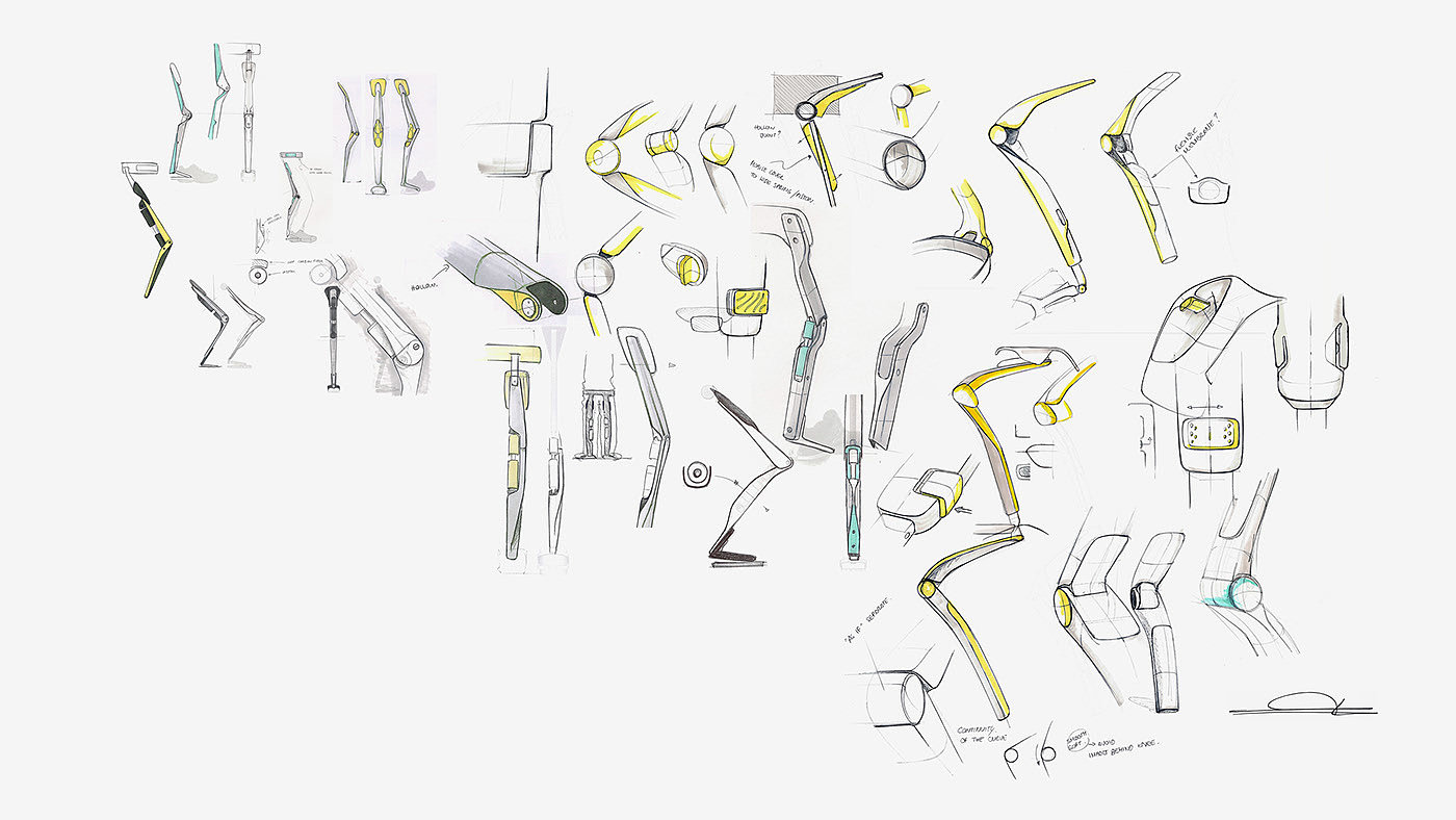 Wearable ，Ergonomics，worker，chair，