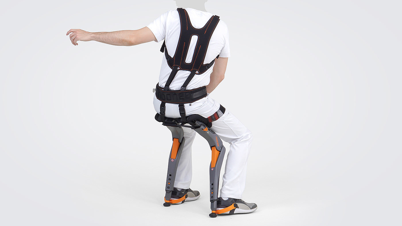 Wearable ，Ergonomics，worker，chair，