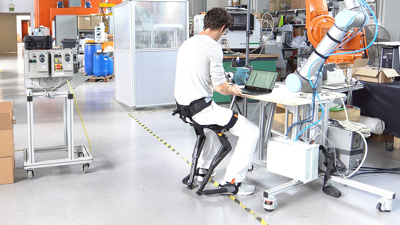 Wearable ，Ergonomics，worker，chair，