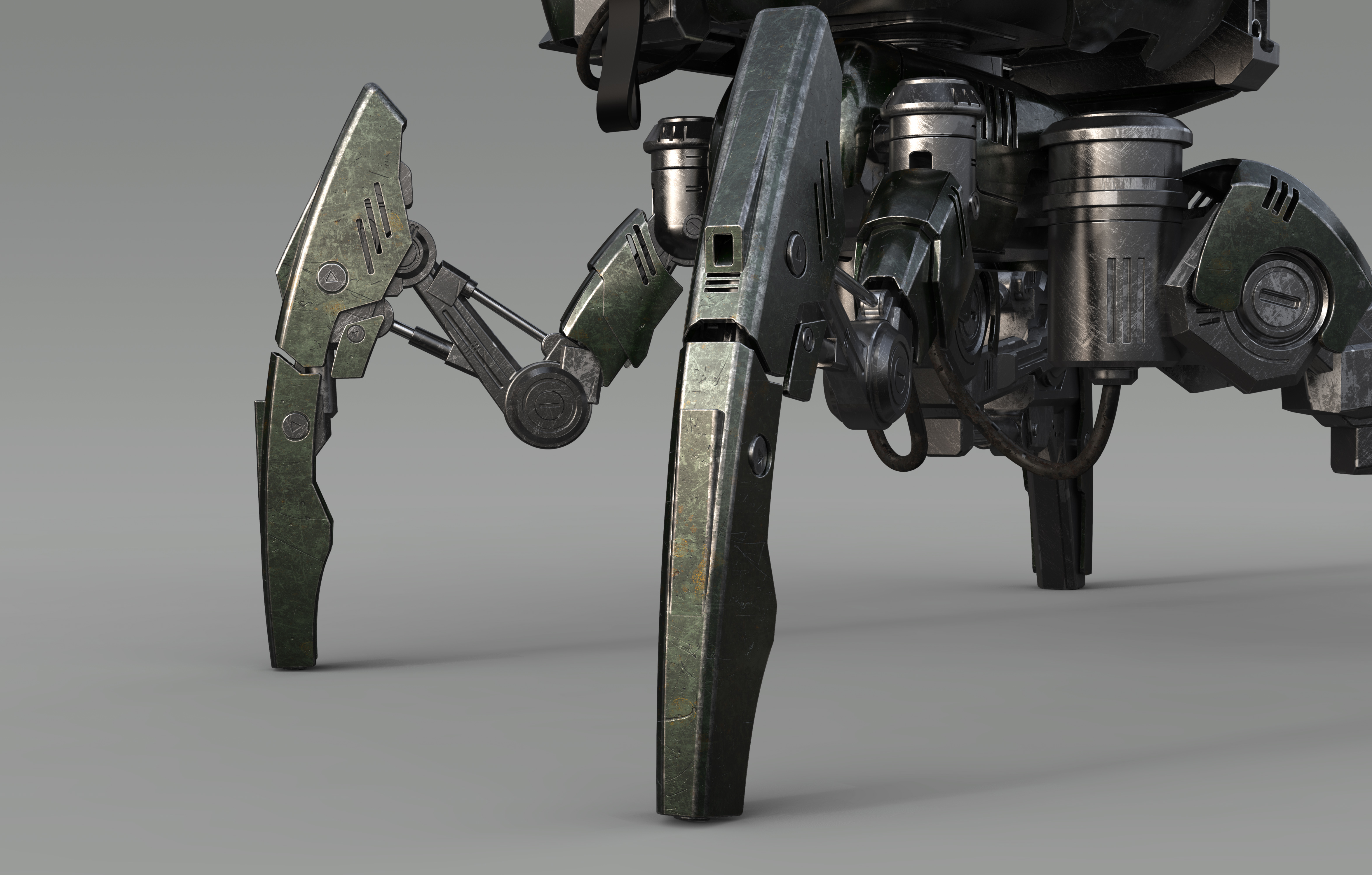 Realistic rendering，robot，