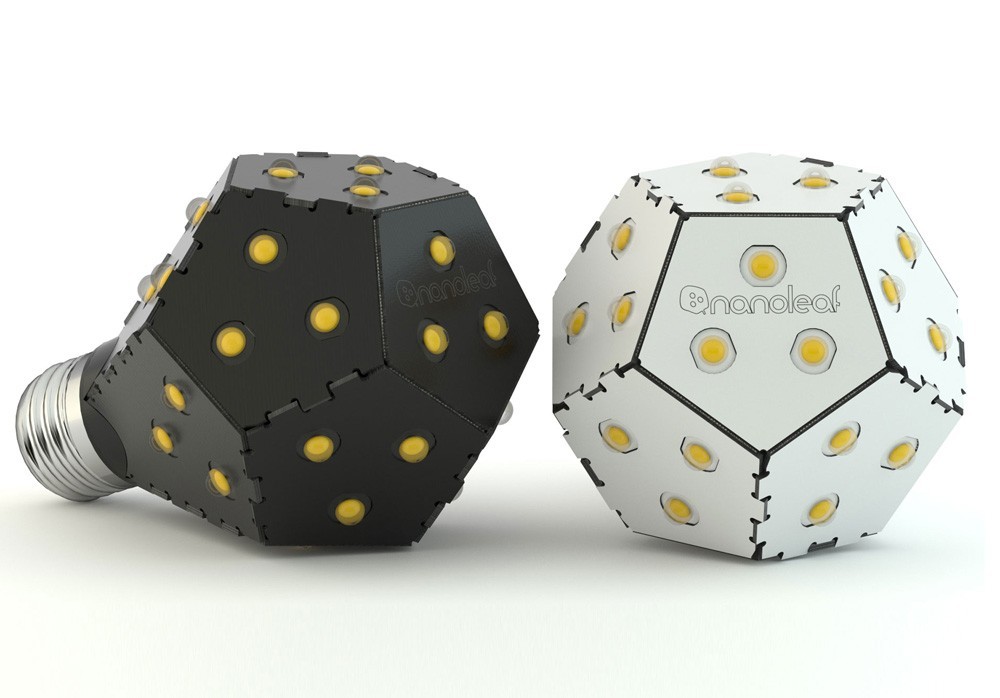 Controllable bulb，No dimmer switch is required，White black，Unique shape，