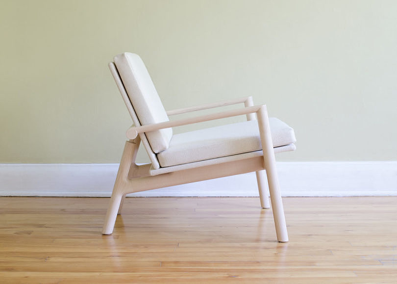蒙特利尔，边桌，休闲椅，家居设计，桌椅，现代枫木桌椅，