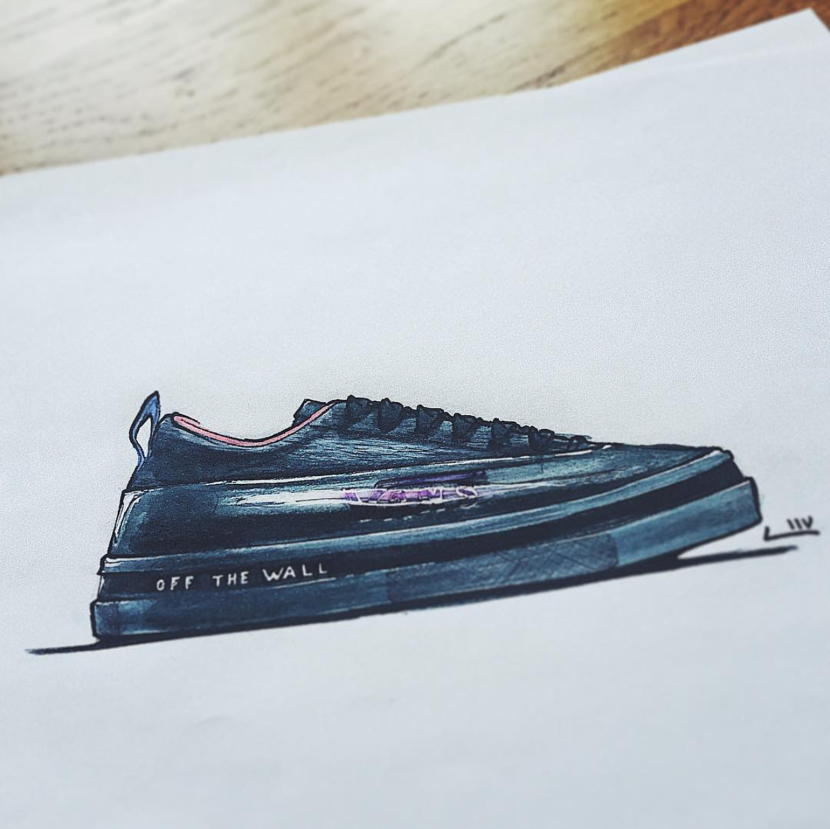 Sketch，Hand drawn，shoes，sneakers，