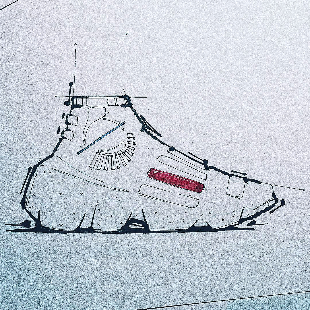 Sketch，Hand drawn，shoes，sneakers，