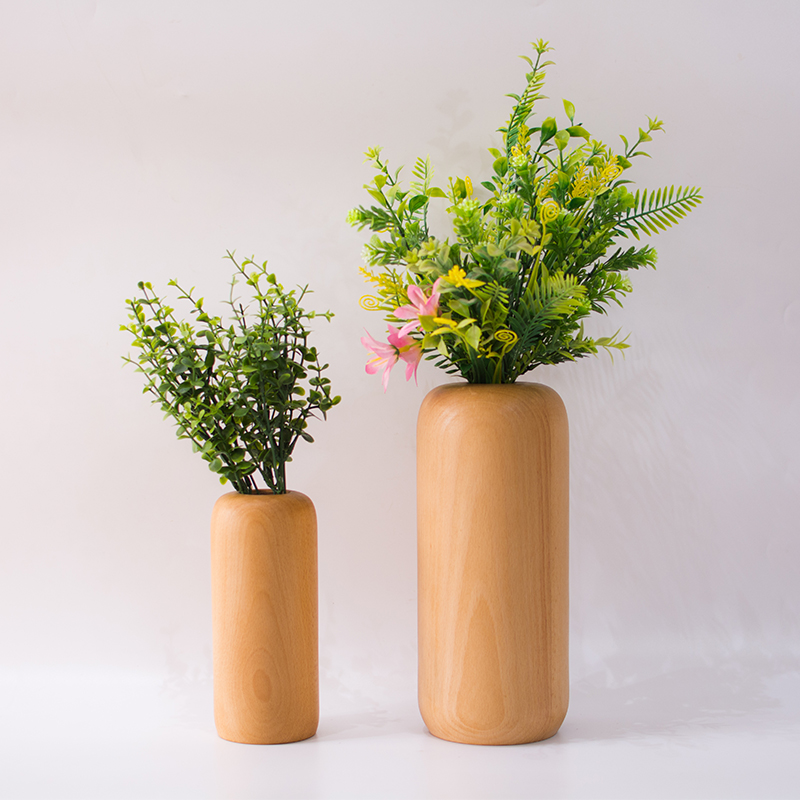 Imported black walnut，manual，vase，Flower arranging device，Creative decorative tabletop ornaments，