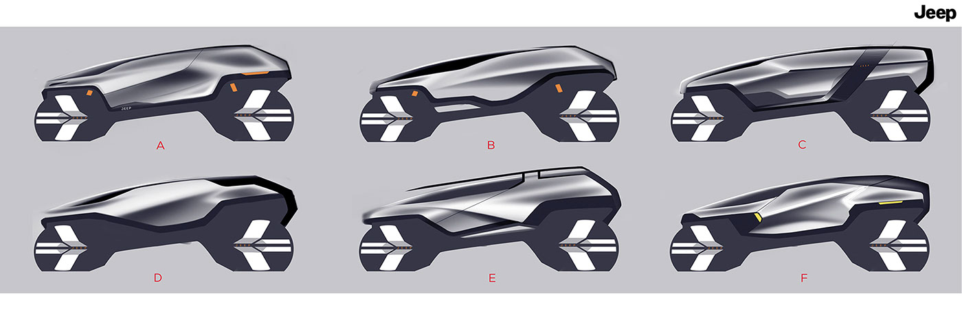 Automobile design，conceptual design，Jeep supply，