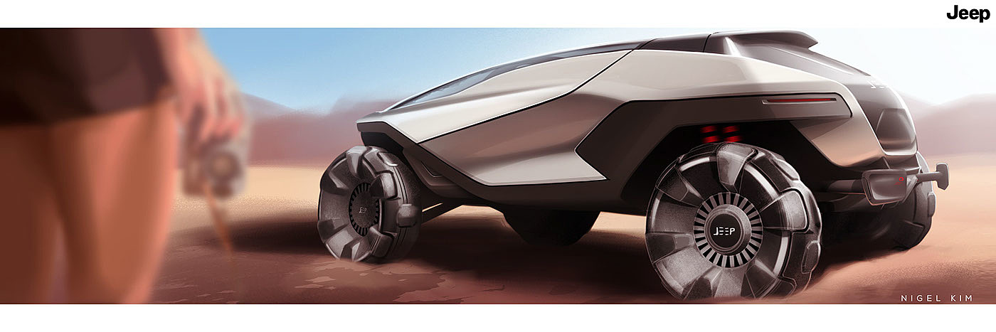 Automobile design，conceptual design，Jeep supply，