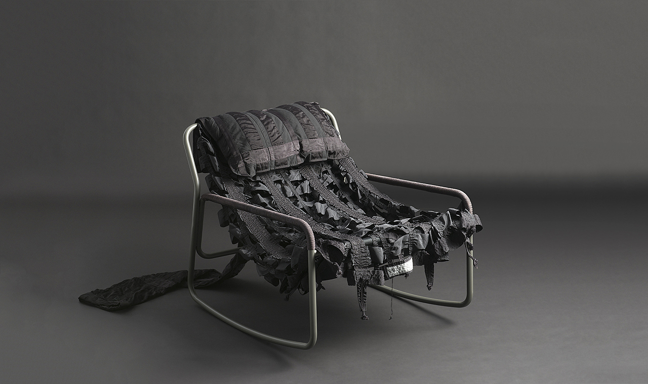 parachute，chair，canopy，