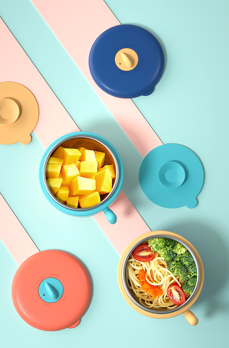 Children's heat preservation water filling bowl，