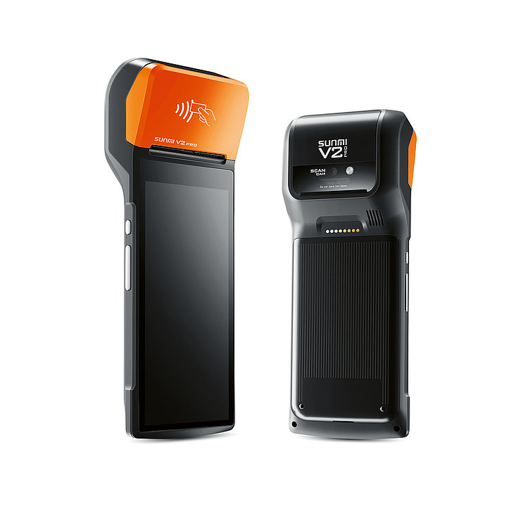 reddot，2019 red dot product design award，V2 PRO，Shangmi handheld financial cashier equipment，