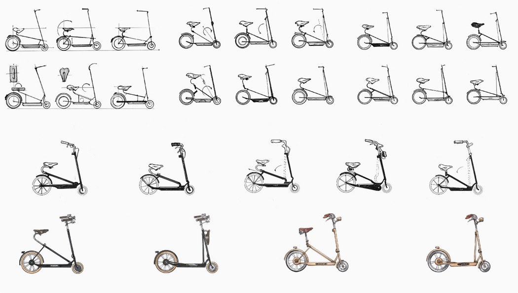 Retro，Bicycle，Scooter，Skate，