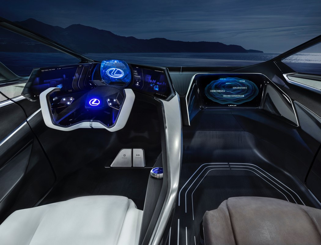 ai，Automatic driving，Toyota，LEXUS，concept，Electric，automobile，