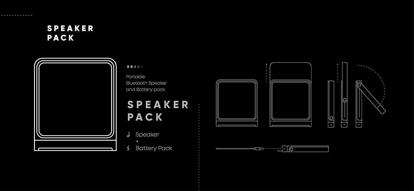 Portable，Battery pack，Bluetooth，speaker，