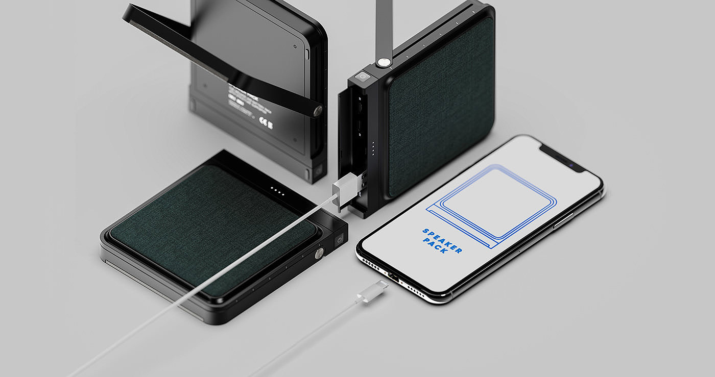 Portable，Battery pack，Bluetooth，speaker，