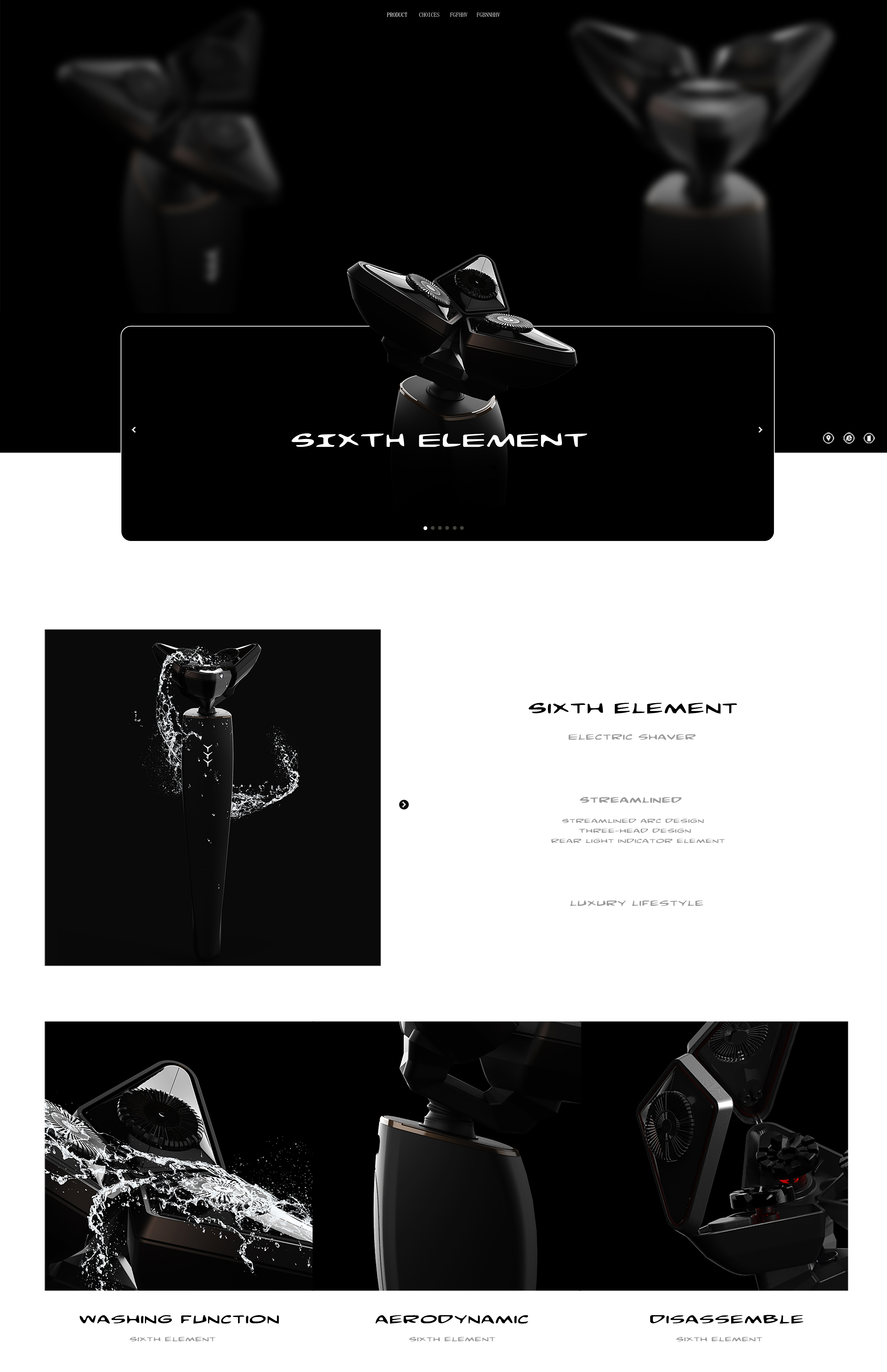 Hand drawn，razor，Electric shaver，Sixth element，