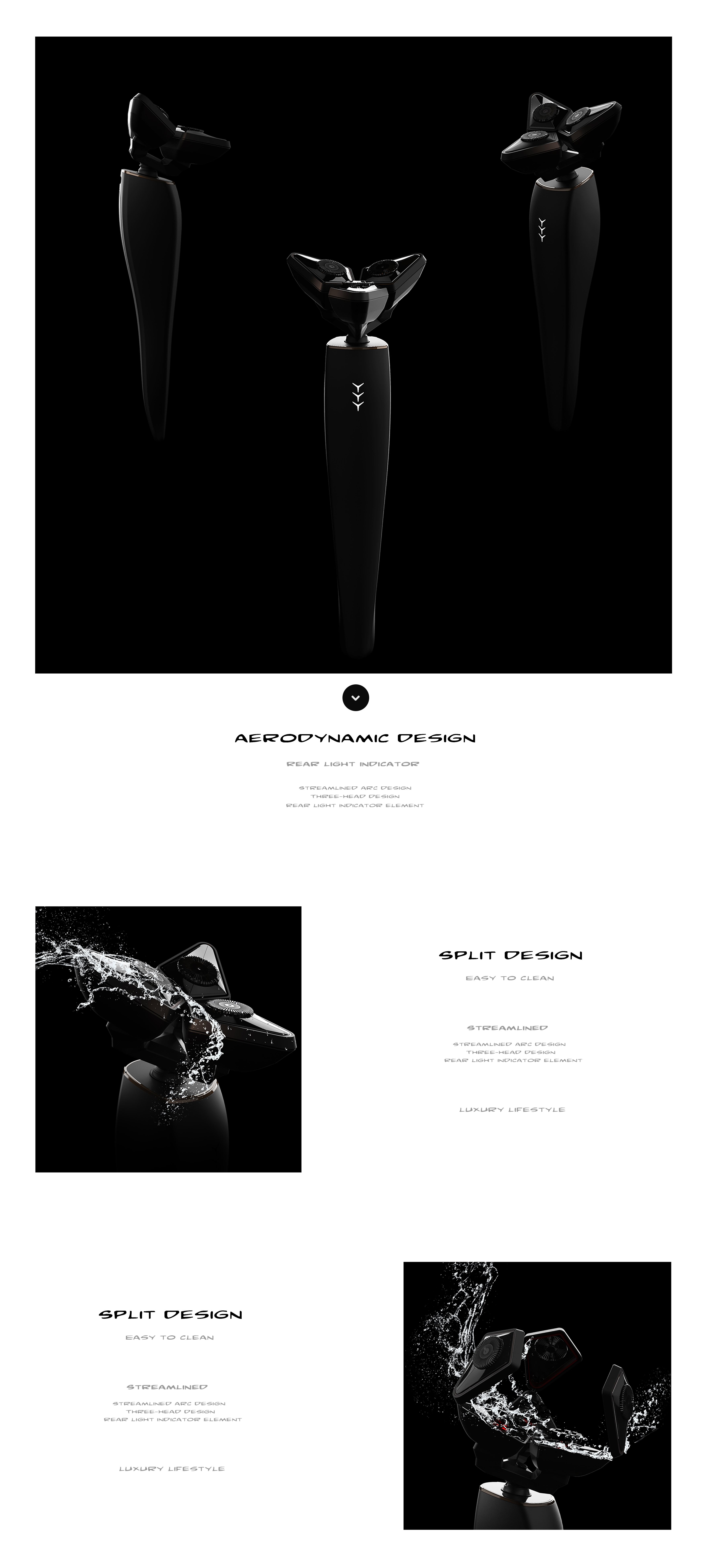 Hand drawn，razor，Electric shaver，Sixth element，