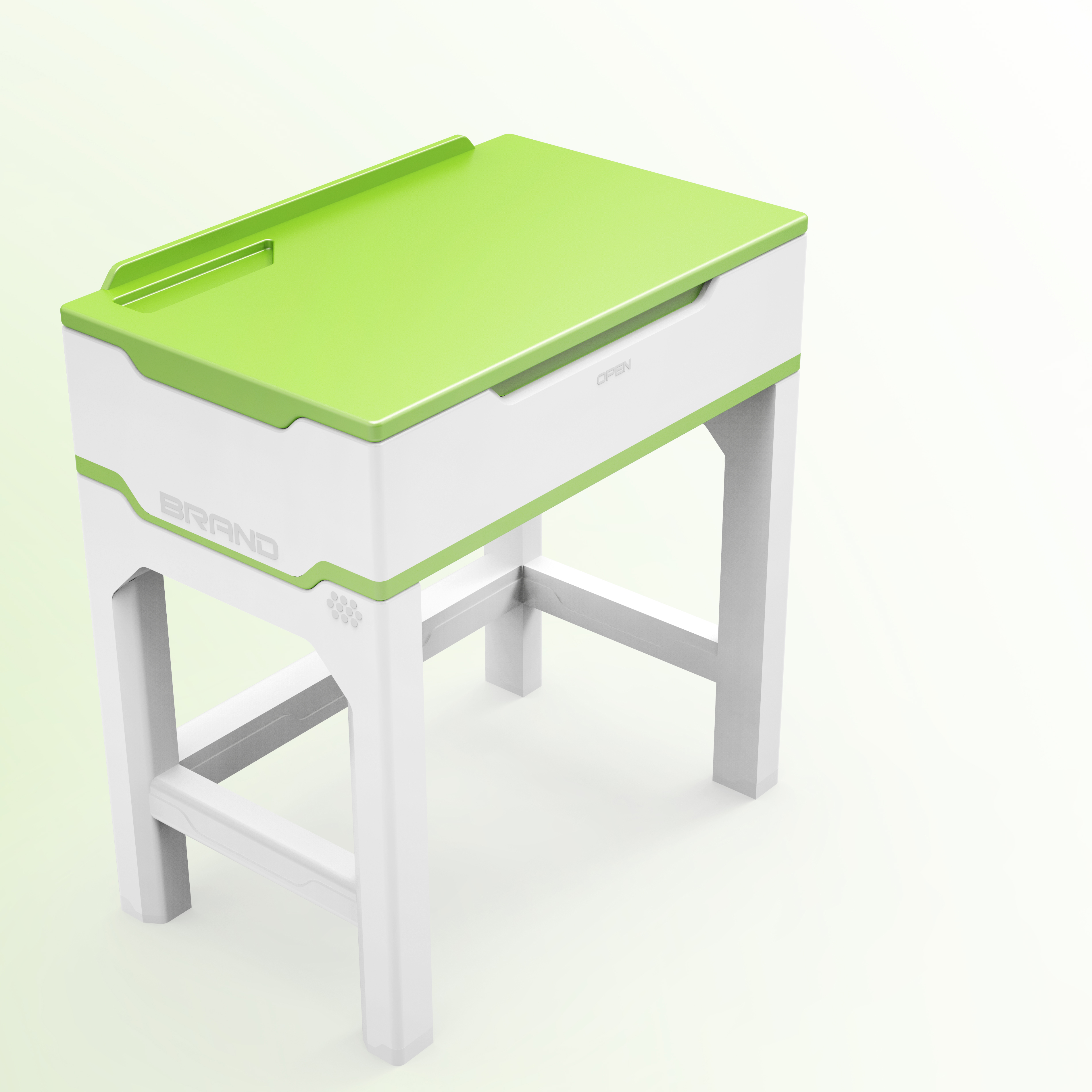 study，healthy，Tables and chairs，children，Render，product design，Children's furniture，