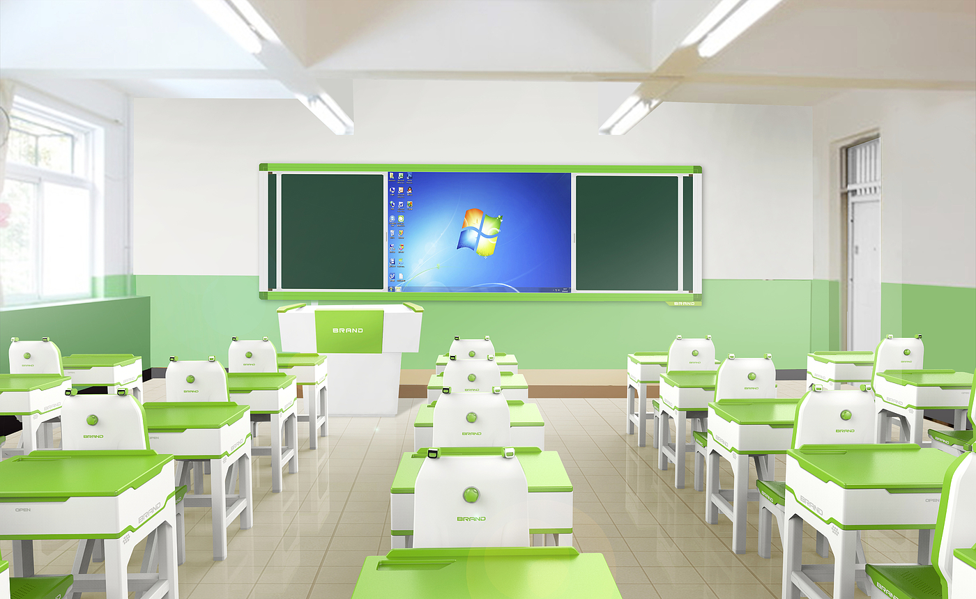 study，healthy，Tables and chairs，children，Render，product design，Children's furniture，