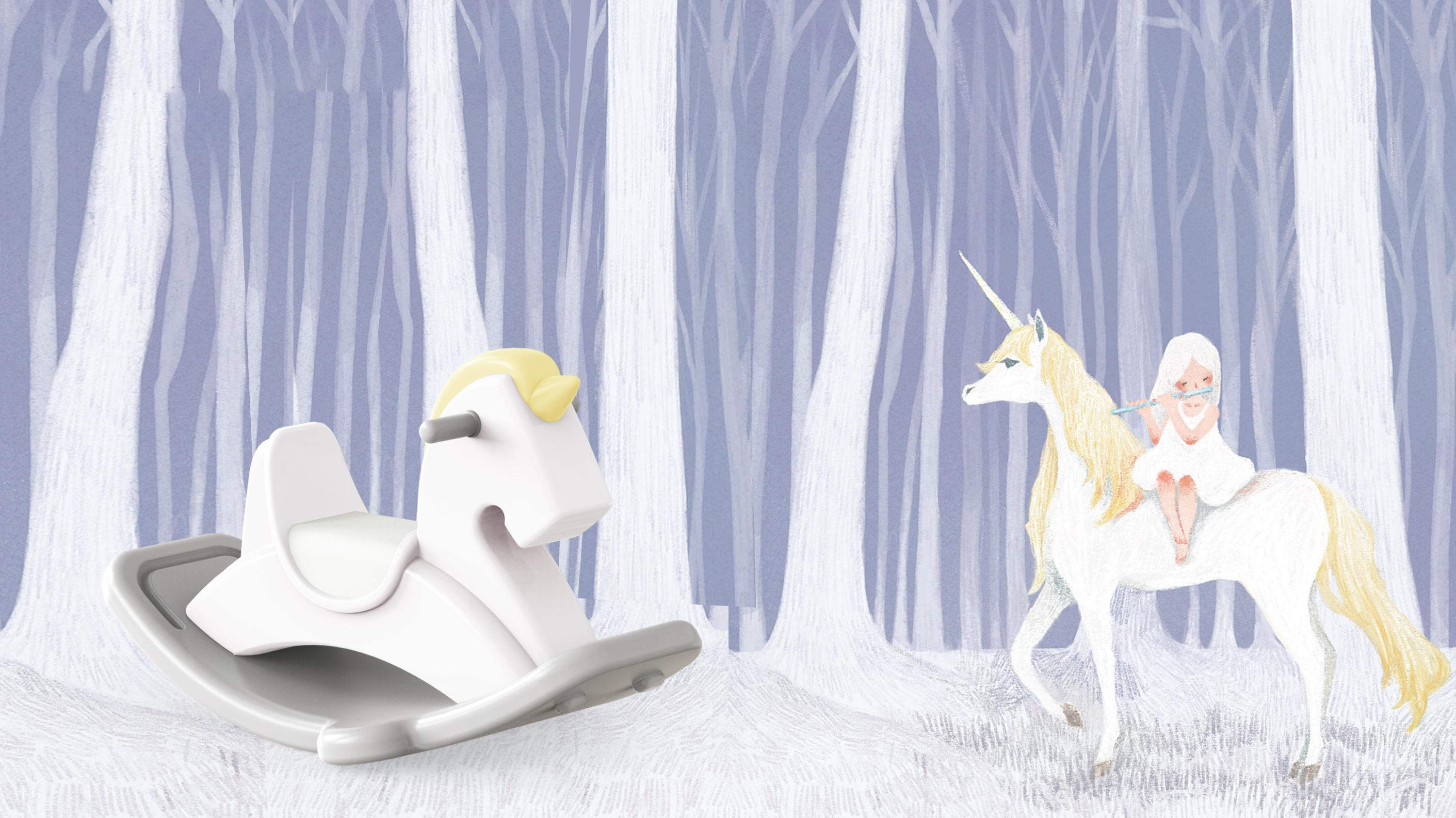 Transform，novel，Interesting，originality，rocking horse，children，product design，Render，