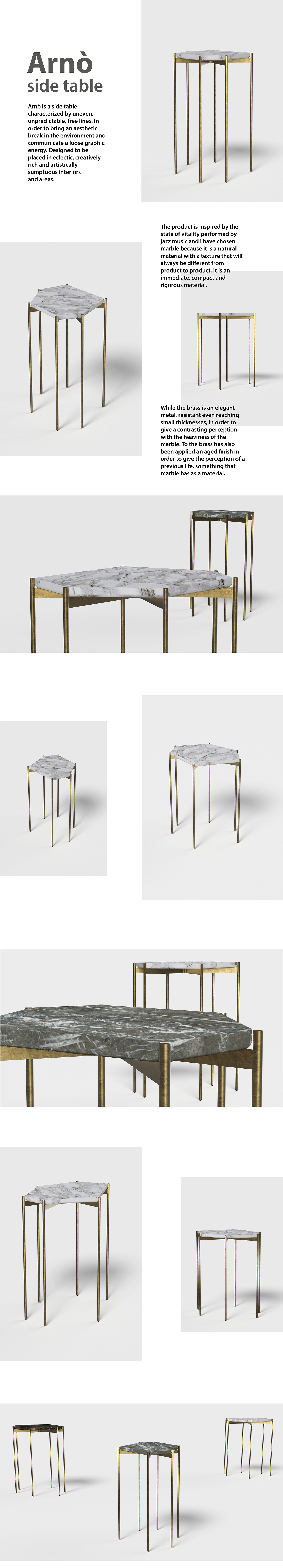 Marble，Table，Home design，Arnò Table，