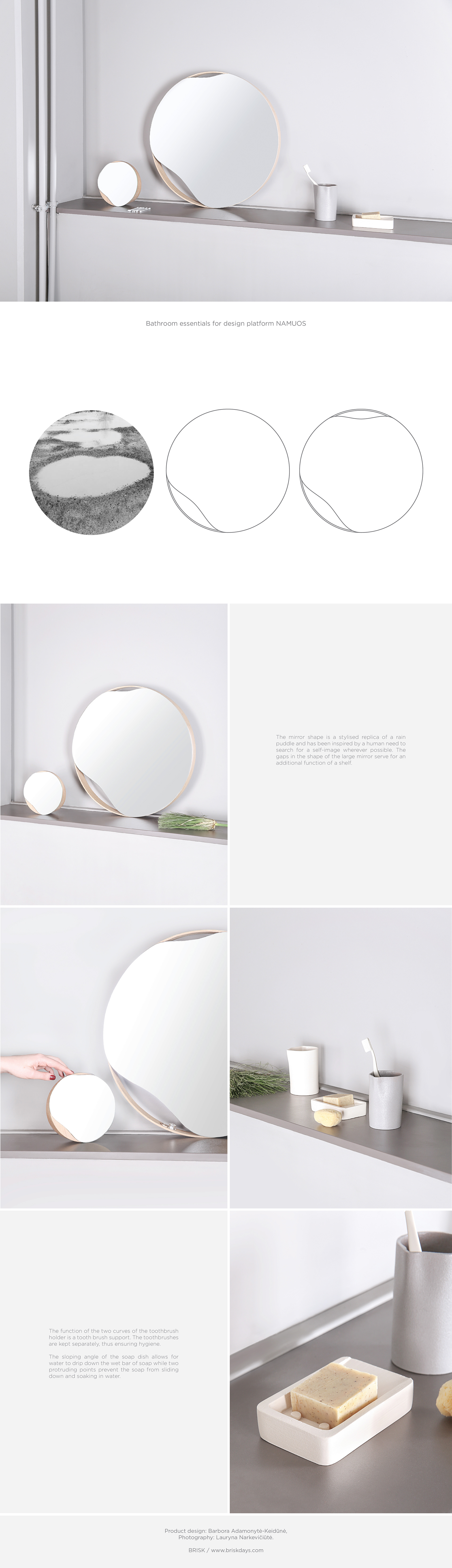 Essentials，NAMUOS，mirror，necessity，Shower Room，