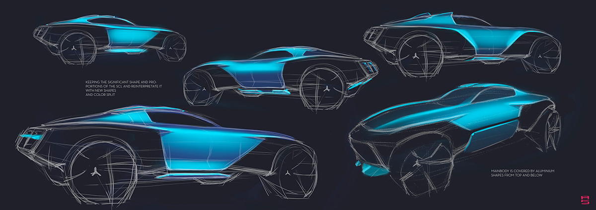 Concept Car，Gorgeous，leading，multi-function，High-tech，Benz，