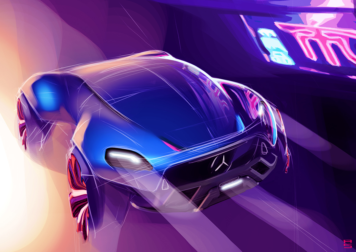 Concept Car，Gorgeous，leading，multi-function，High-tech，Benz，