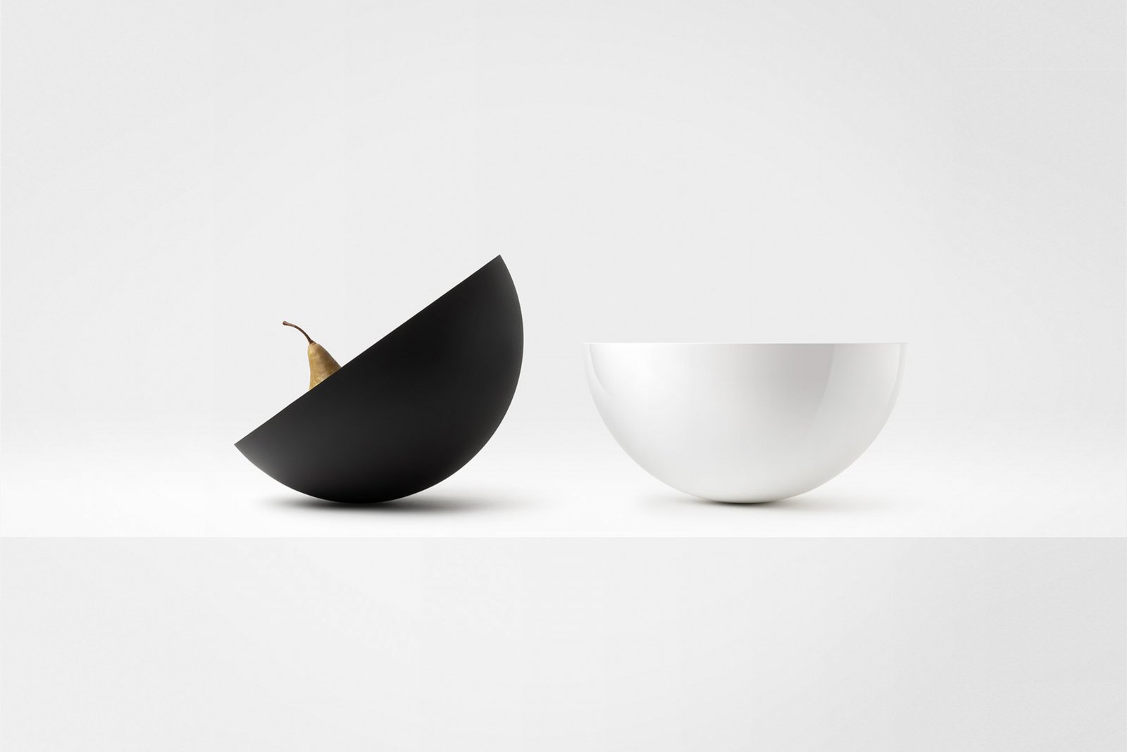 Bowl，Semicircle，Minimalist design ，Artwork，Sculpture，