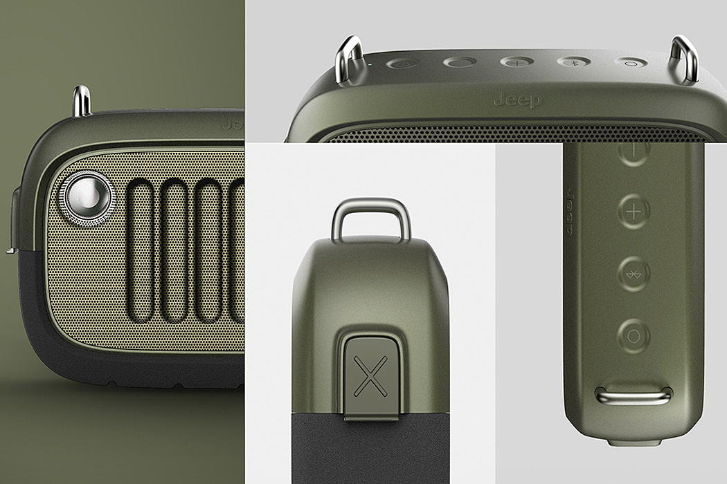 jeep，aluminum frame ，Bluetooth speaker，