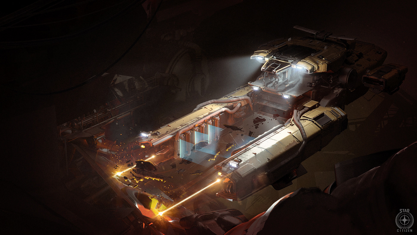 game，Model，Star ship，concept，