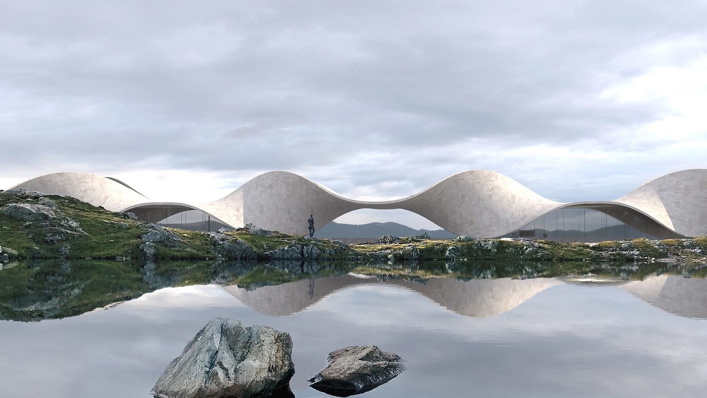 mountains and hills，Twist，house，concept，twine，