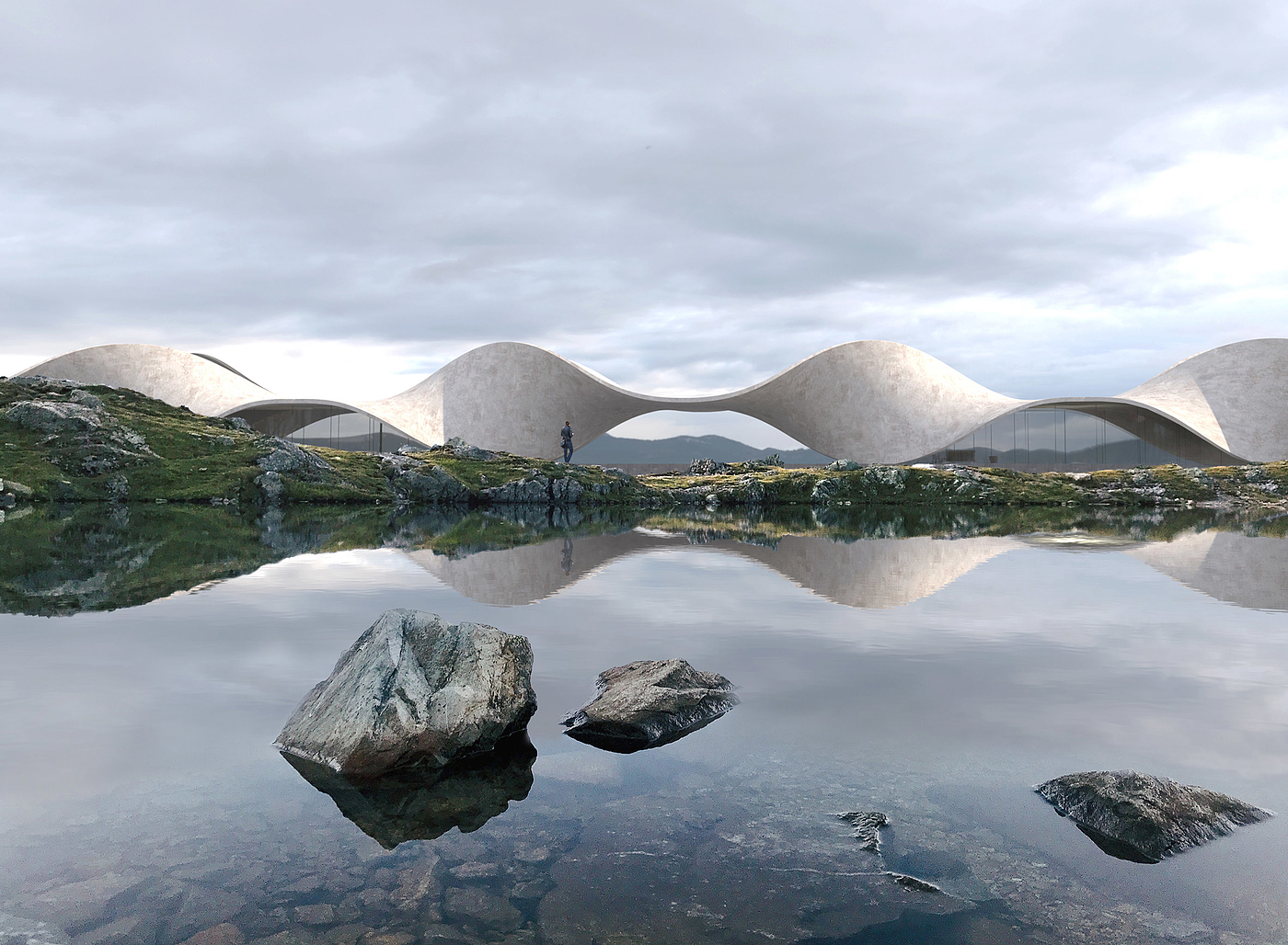 mountains and hills，Twist，house，concept，twine，