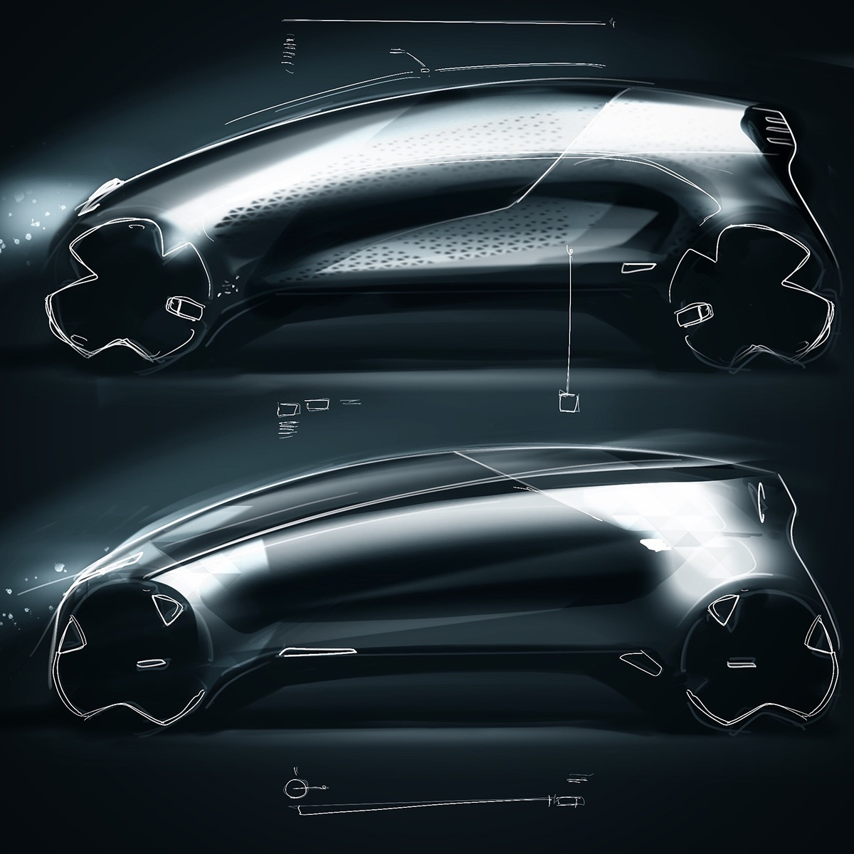 sample reels，sketch，Hand drawn，