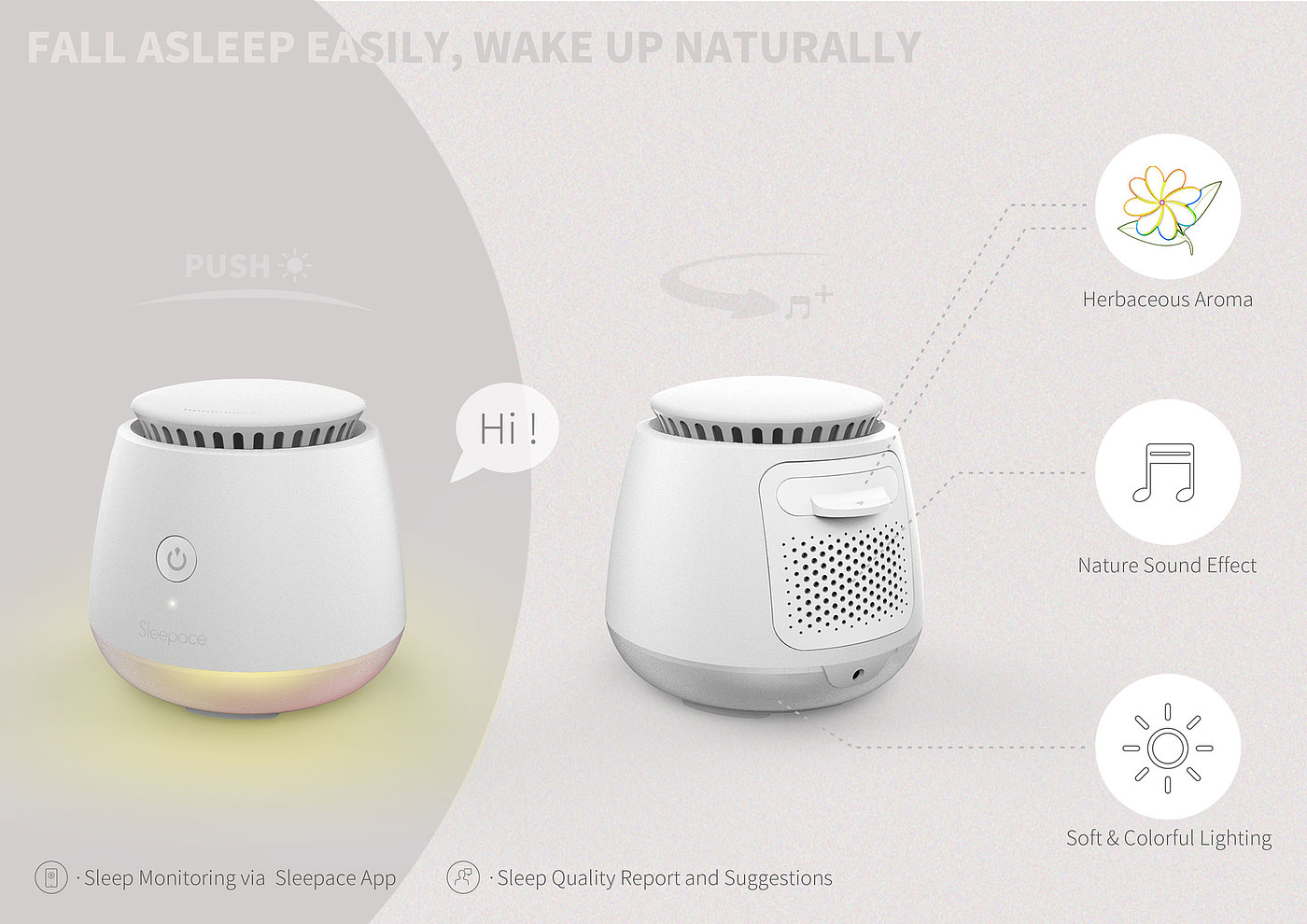 reddot，2019 red dot product design award，NOX AROMA，Sleep aromatherapy machine，