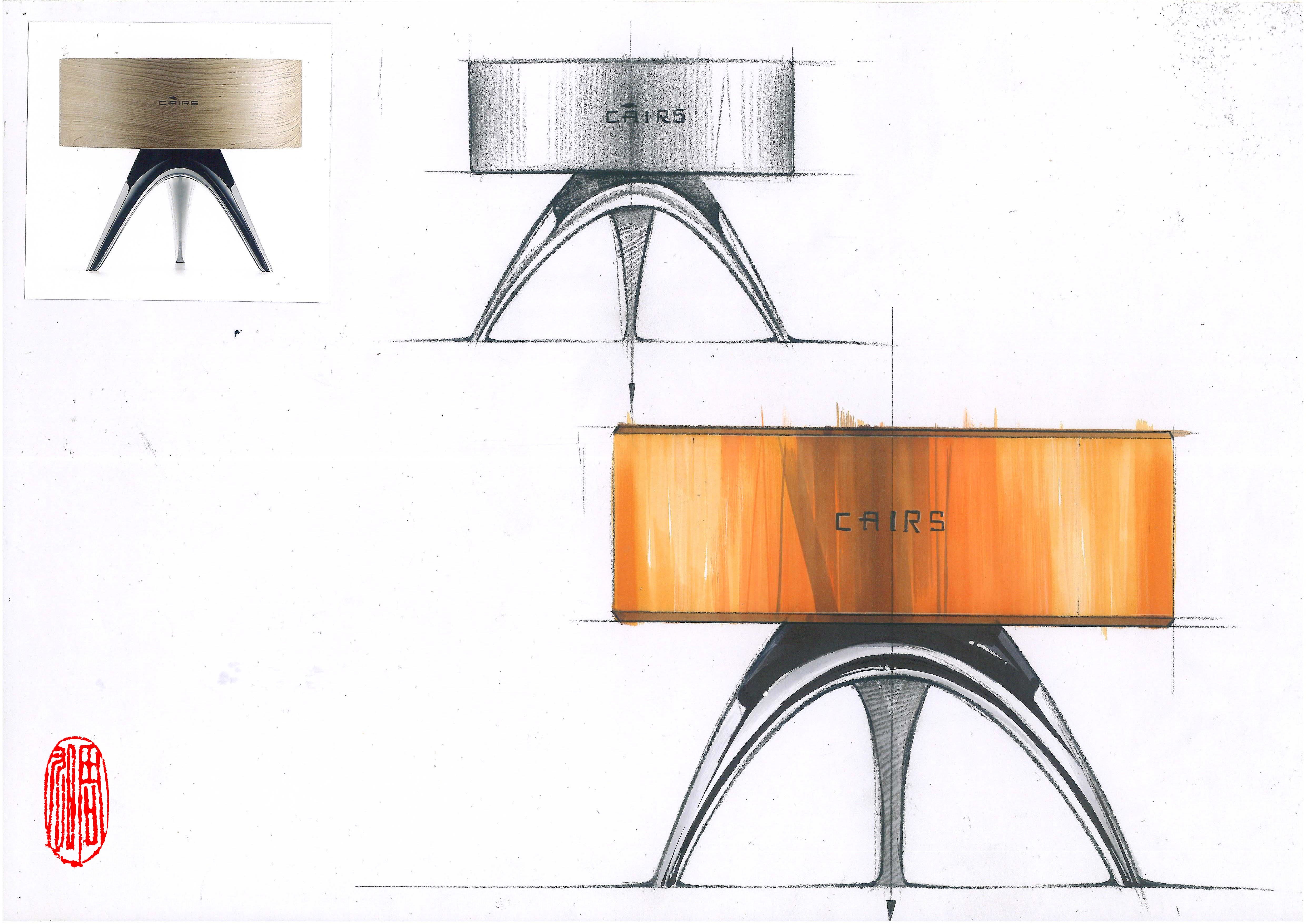 Hand drawn product design，Hand drawn automobile design，