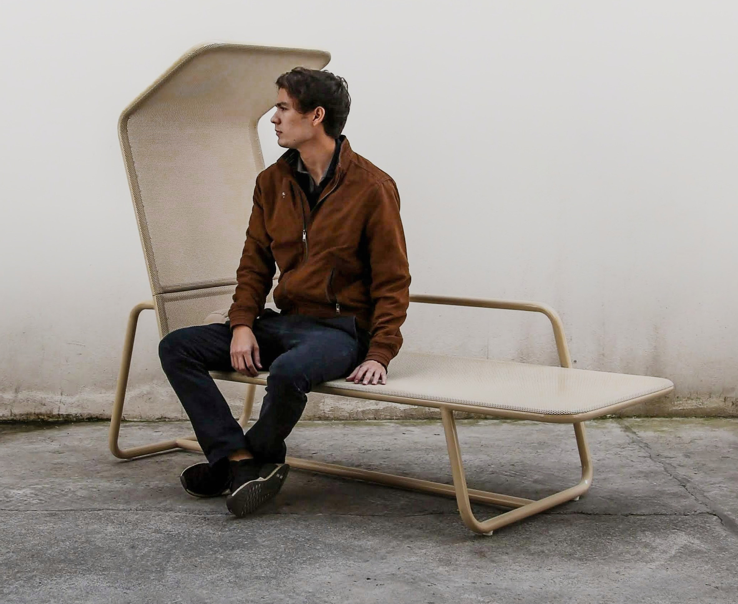 Courtyard furniture，deck chair，Armchair，Table，Simplicity，