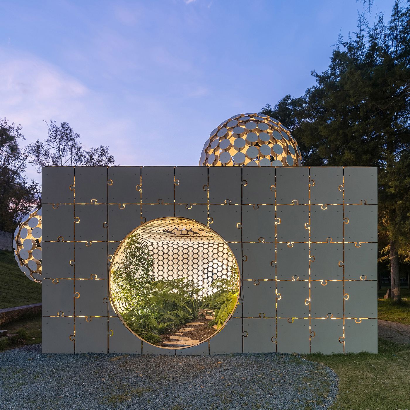 exhibition hall，globular，Jigsaw puzzle，Weather，Mexico Exhibition，