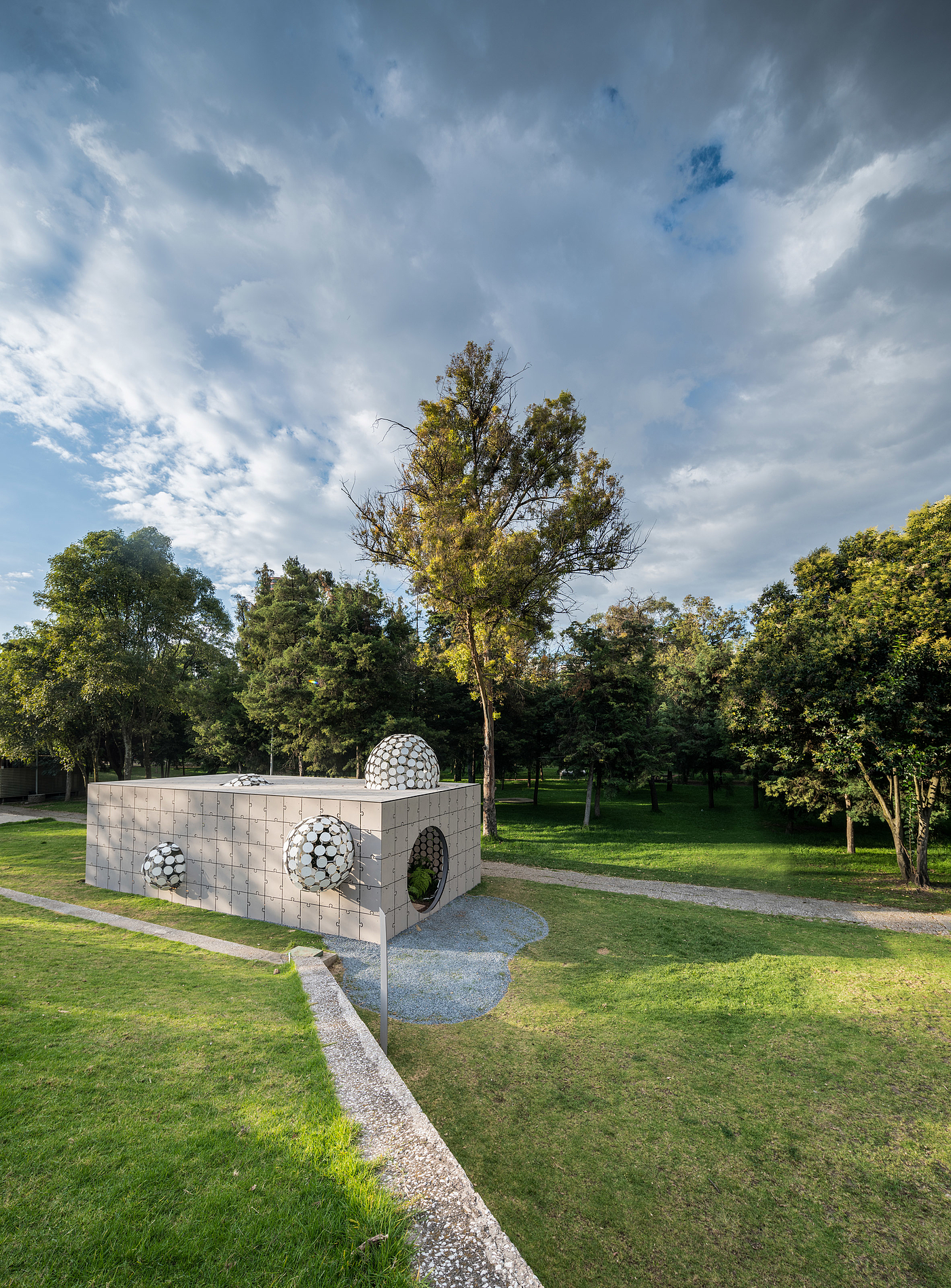 exhibition hall，globular，Jigsaw puzzle，Weather，Mexico Exhibition，