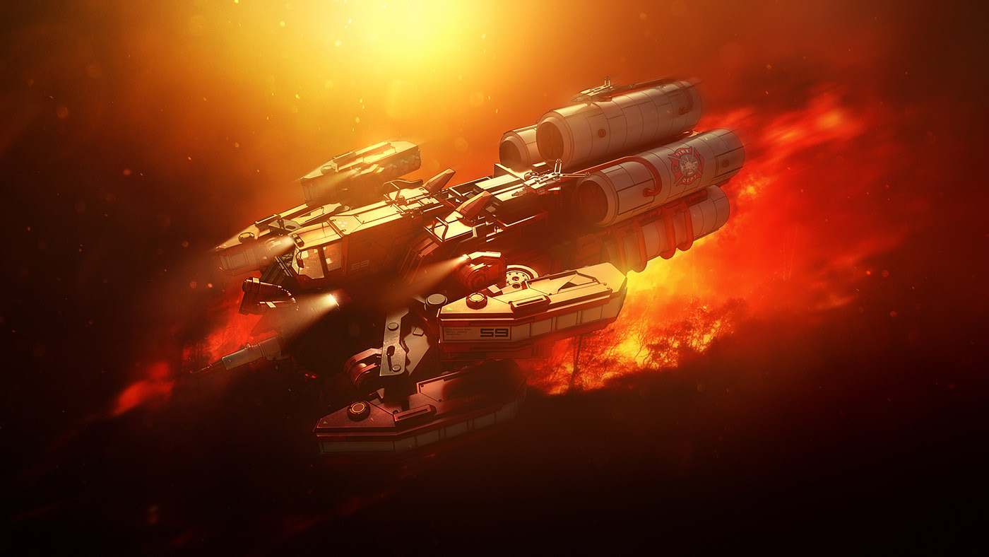 vehicle，concept，Science fiction car，