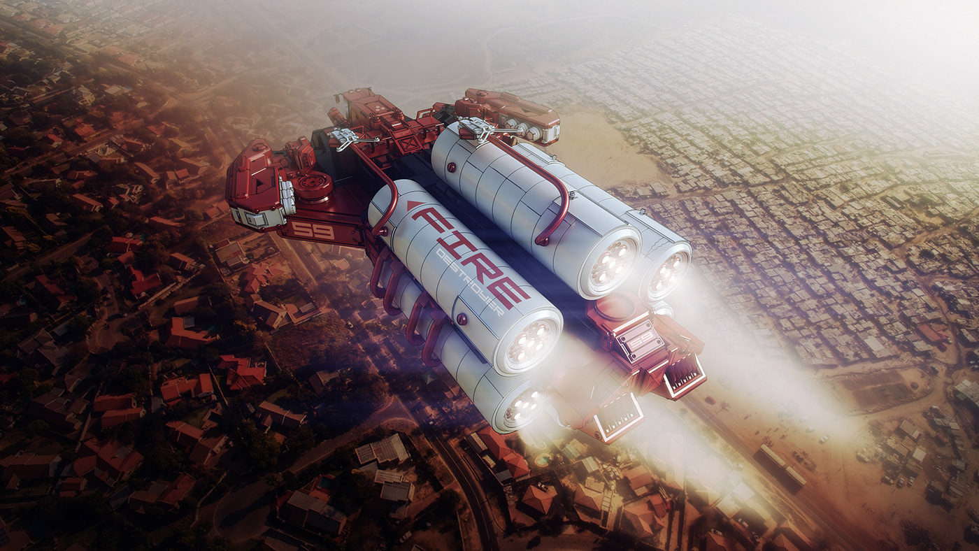 vehicle，concept，Science fiction car，