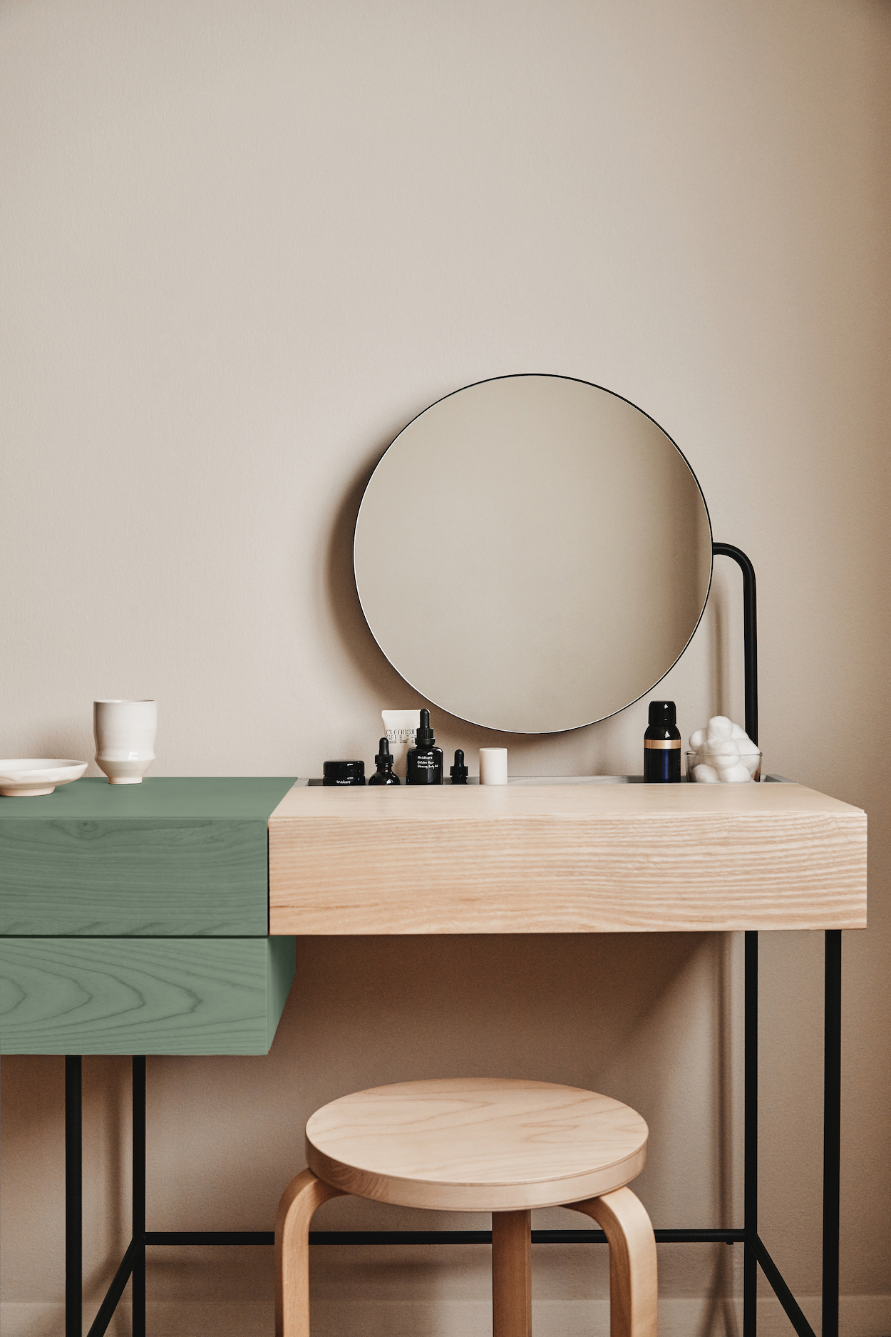 Northern Europe，dresser，Simplicity，Log，