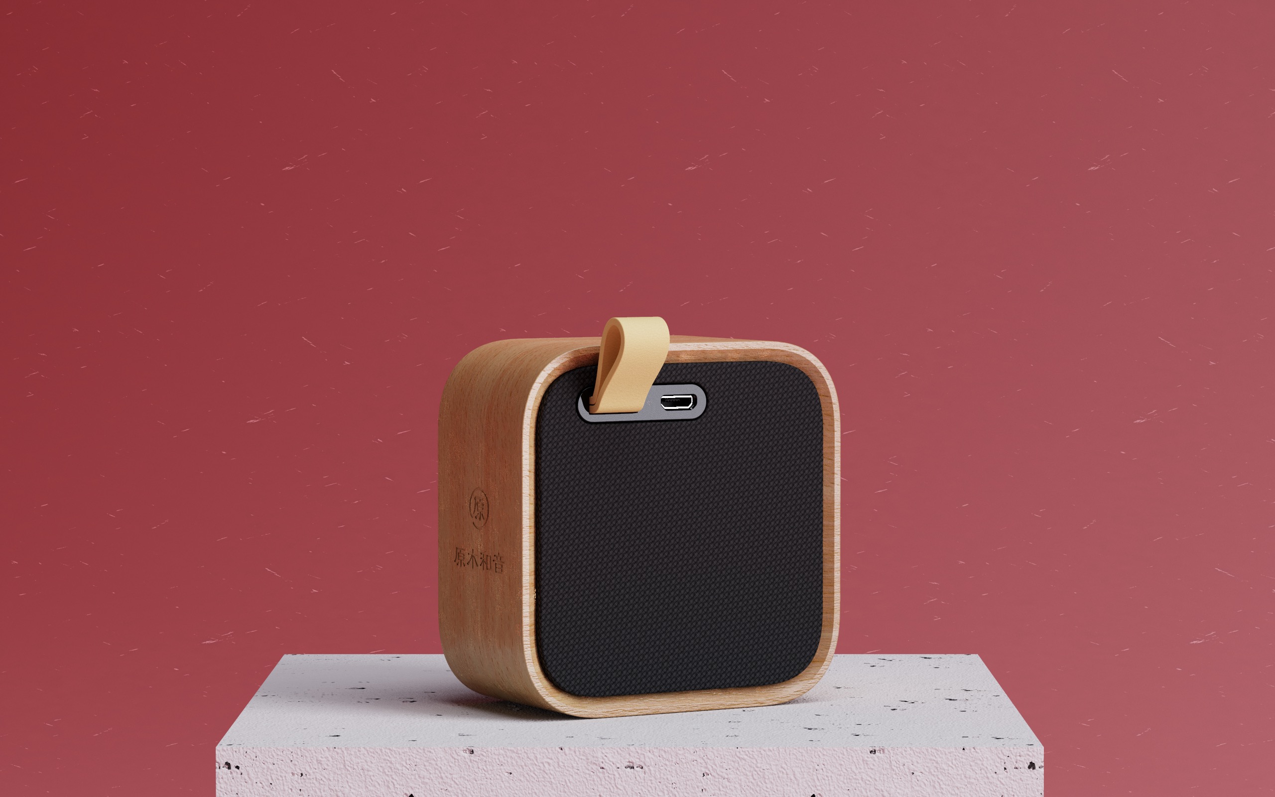 block，Mini，grain，Log，Bluetooth Speaker ，