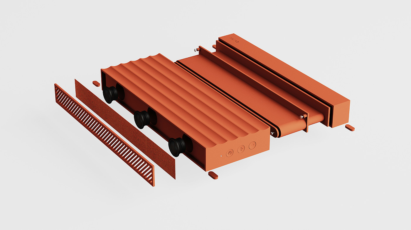 loudspeaker box，product design，Electronics，Receive，Render，