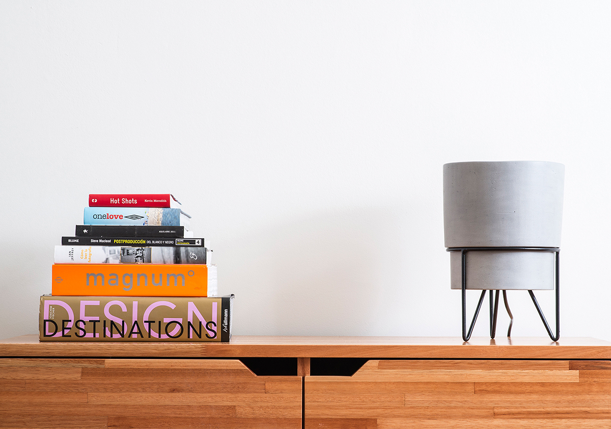 Courtyard lamp，concrete，lighting，Simplicity，Metal，