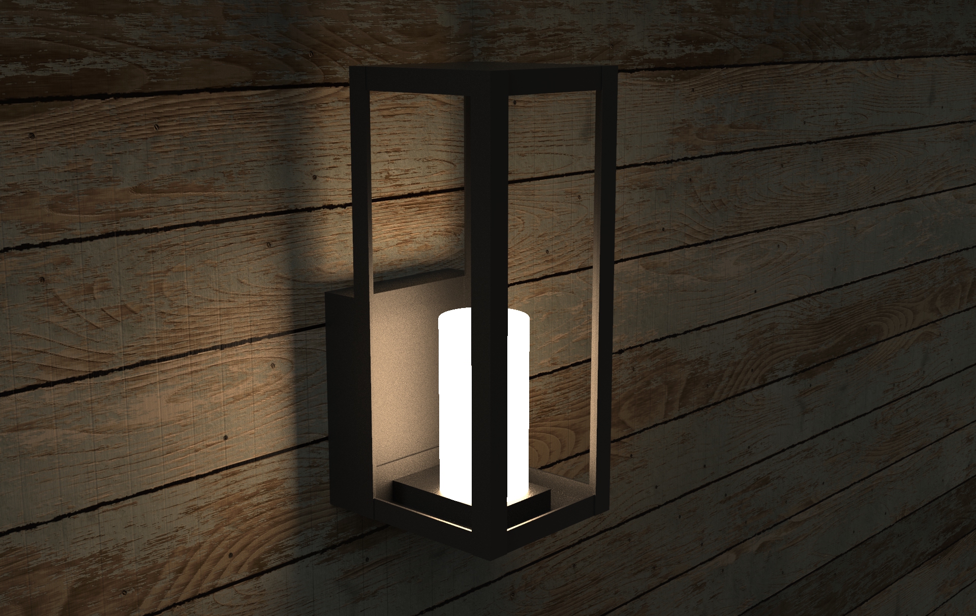 LED outdoor iron wall lamp，