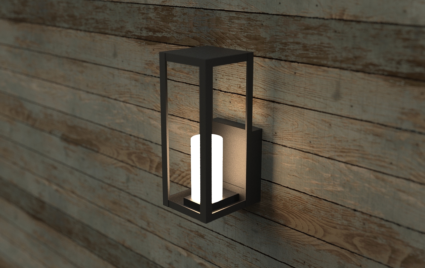 LED outdoor iron wall lamp，