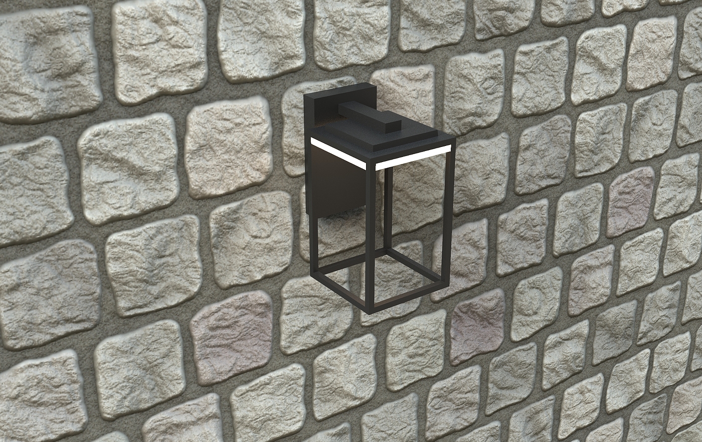 LED outdoor iron wall lamp，
