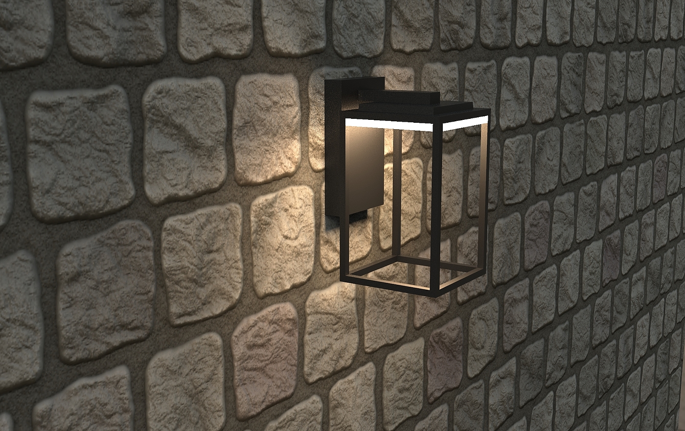 LED outdoor iron wall lamp，